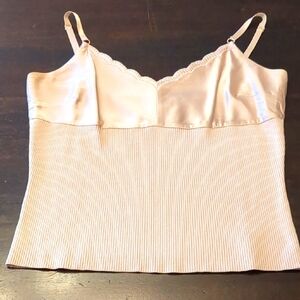 Worth Ballet Pink Camisole with Lace Trim